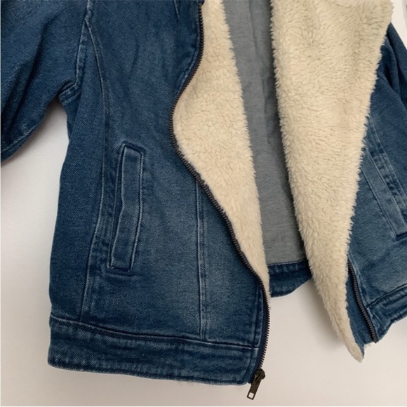 Sherpa Collar Denim Jacket - Picture 2 of 3